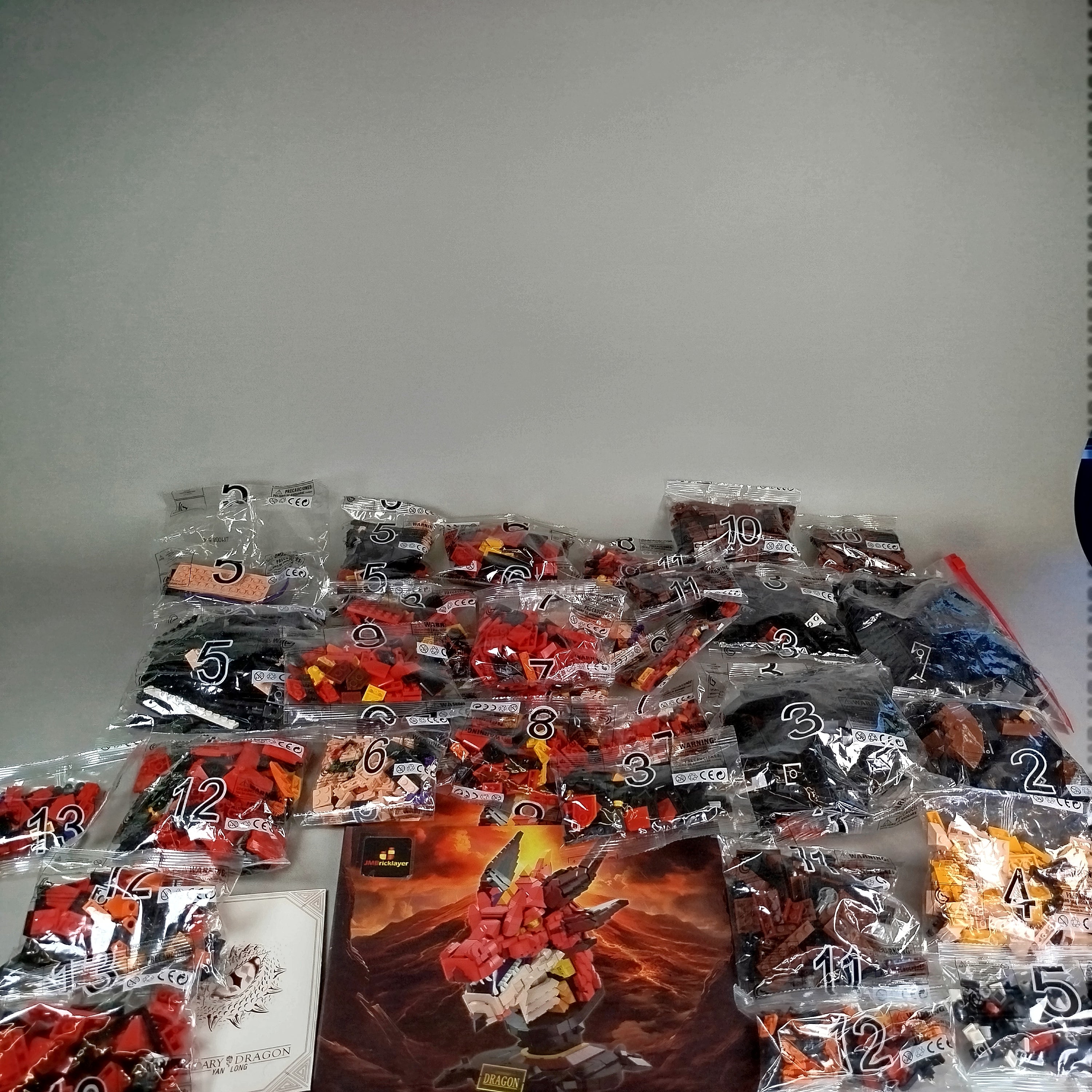 JMBricklayer Drachenmodell Bauset LN1008, Set, wie neu